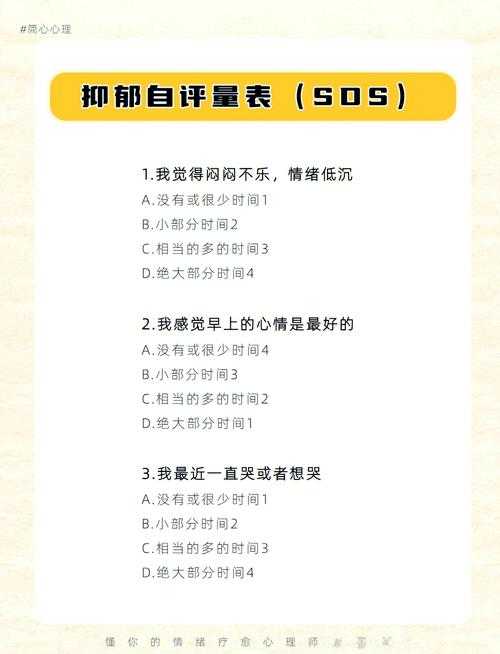 如何获得免费且准确的抑郁自我检测题?