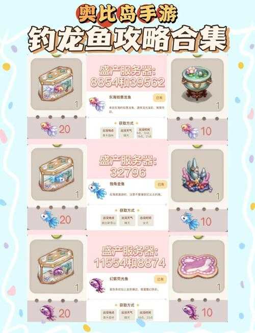奥比岛钓鱼的地方有哪些