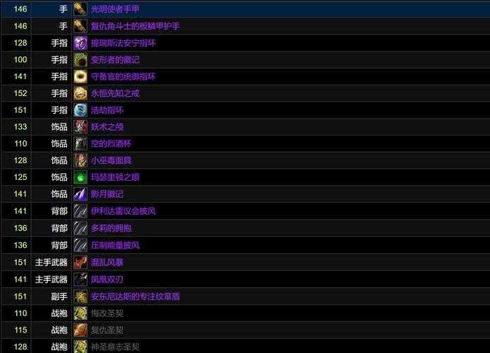 2025年 魔兽世界 装备进阶指南